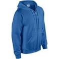 thumbnail image 3 of Gildan Heavy Blend  Adult Full Zip Hooded Sweatshirt Top, 3 of 5