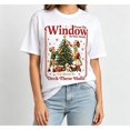 thumbnail image 2 of From Windows To Walls T-Shirt Christmas Tree Dog Lover Funny Christmas Gift I'm About To Deck These Halls Fashion Graphic Women's Tee, 2 of 7