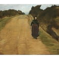 thumbnail image 2 of Johannes Kragh 17x15 Gold Ornate Wood Frame and Double Matted Museum Art Print Titled - Summer Eve (1892), 2 of 4