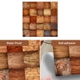 thumbnail image 3 of Peel and Stick Tile 20 Sheet Waterproof Backsplash for Kitchen Tile Stickers Self-Adhesive Floor Tile PVC Wall Tile DIY Tile Decals, 3 of 5