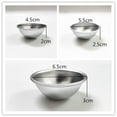 thumbnail image 5 of Ludlz 4pcs Mini Aluminum Hemisphere Pan Half Ball Sphere Bath Bomb Cake Pan Tin Baking Mold Pastry Mould Removable Easily Clean Alloy Semicircle Baking Cake Mould for Mousse Cake, 5 of 8