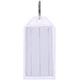 thumbnail image 1 of Paquete de 50 etiquetas de plástico blancas para llaves con soporte de anilla dividida, etiquetas para etiquetas de equipaje, llavero, llavero, 1 of 3