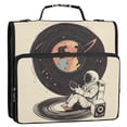 thumbnail image 5 of FORMRS Zipper Binder with Shoulder Strap 2-inch Ring 500 Sheet Capacity File Bag, Space Record, 5 of 5