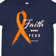 thumbnail image 4 of Inktastic Faith over Fear Leukemia Awareness with Orange Ribbon Boys or Girls Toddler T-Shirt, 4 of 5