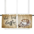 thumbnail image 6 of Coffee Coffee Beans Retro Curtains Home Decor Living Room Kitchen Balcony Room Window Curtain Bedroom Patio Decoration, 6 of 7