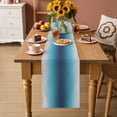 thumbnail image 2 of Blue Teal Grey Ombre Table Runner 72 Inches, Farmhouse Gradient Minimalist Bed Runner Dresser Scarves Tabletop for Indoor Outdoor Parties/Ceremony/Banquet, 18" x 72", 2 of 8