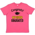 thumbnail image 3 of Inktastic Congrats My Sister Graduated with Cap Youth T-Shirt, 3 of 5