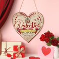 thumbnail image 4 of Valentine’S Day Wood Door Hanger,Classic Valentine’S Day Wood Sugar Door Sign,Country Wall Sign Decor for Window,Door,Porch,Romantic Home Decoration for Party,Anniversary, 4 of 7
