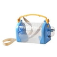 thumbnail image 3 of Guinea Pig Pet Travel Outgoing Cage Sugar Glider Gerbil Hamster Carrier Cage Blue, 3 of 8
