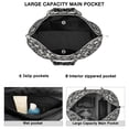 thumbnail image 2 of Flower Women's Large Weekend Travel Bag Moving Canvas Handbag Thick Double Layer Beach Weekend Travel Unisex Hospital Maternity Delivery with Toiletry Waterproof, 2 of 5