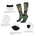 thumbnail image 6 of Daiia Sports Socks Humming Bird 1 Printed Novelty Crew Socks for Men Women Knee High Socks Cotton Socks Soft & Breathable Support Unisex Socks, 6 of 9