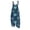 Blue, variant on Halloween Plus Size Boho Overalls for Women 2026 Hippie Cloth Floral Printed Jumpsuits Spaghetti Strap Rompers(Orange,M)