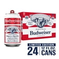 thumbnail image 3 of Budweiser American Lager Beer 24 pack 12 fl oz Aluminum Cans 5% ABV, 3 of 10