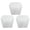 A, variant on 3 PCS Refrigerator Side Door Storage Bins, Clear Plastic Organizer for Eggs Condiments Cans, Stackable Fridge Shelf Container for Kitchen Organization