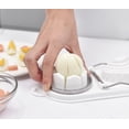 thumbnail image 3 of 2 in 1 Stainless Steel Egg Slicer and Kitchen Chopper, Precision Cutter for Boiled Eggs, Mushrooms and Tomatoes TIKA, 3 of 3