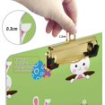 thumbnail image 4 of KXMDXA Easter Cute White Rabbit Clipboard Hardboard Wood Nursing Clip Board and Pull for Standard A4 Letter 13x9 inches, 4 of 8