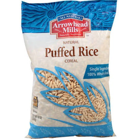 Arrowhead Mills Puffed Rice Breakfast Cereal, Original, 6 (Best Rice Cereal For 4 Month Old Baby)