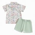 thumbnail image 6 of Toddler Boy Easter Outfits Set Bow Tie Bunny Print T-Shirt and Shorts Set Kids Baby Boys Casual Clothes, 6 of 6