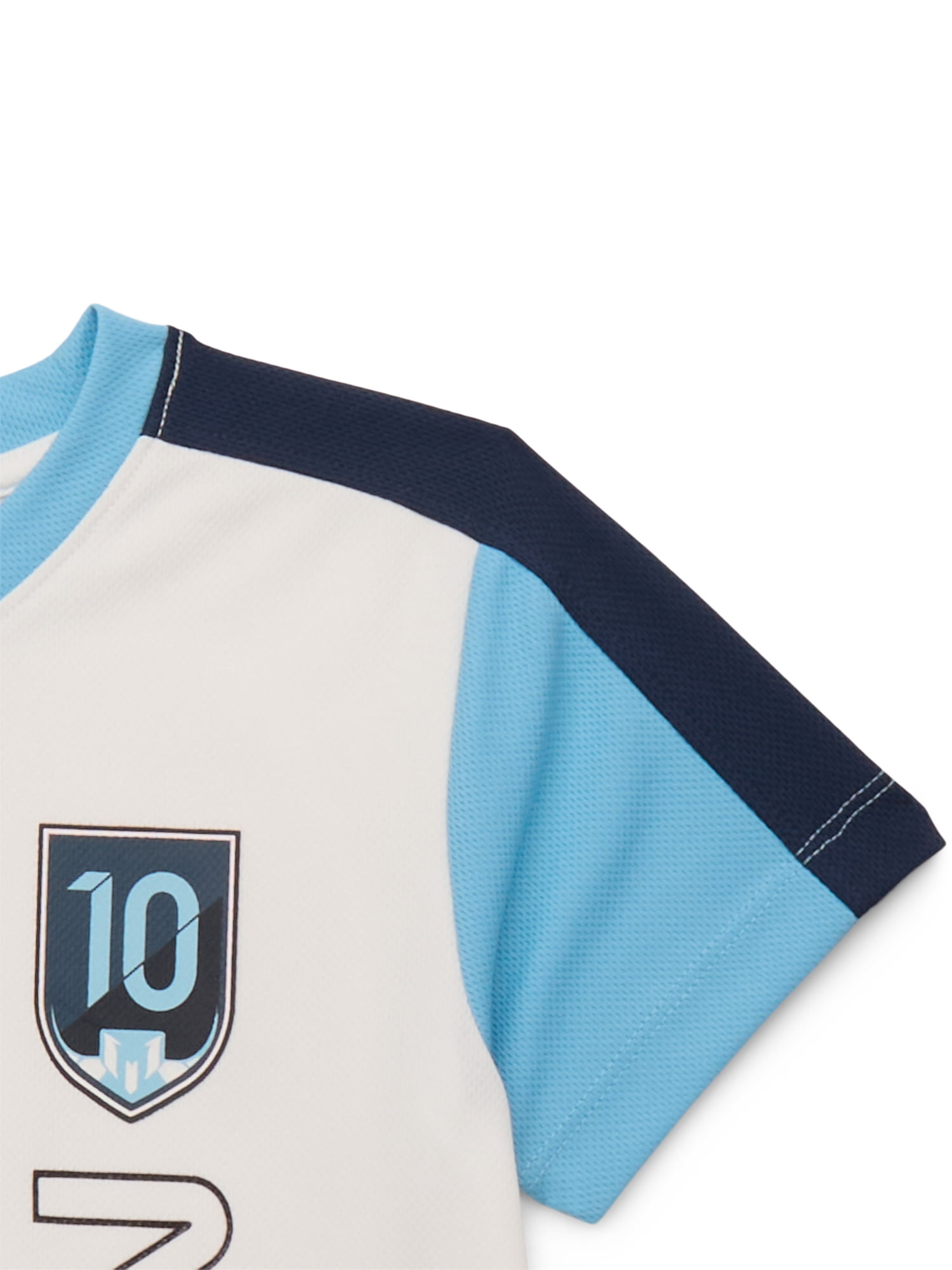 Messi Boys Short Sleeve Lifestyle Jersey T-Shirt, Sizes 4-16