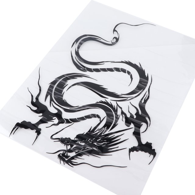 Car Graphic Sticker,19.7x14.2in Car Body Engine Body Side Decal Engine Cover Decal Built for Professionals