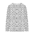 thumbnail image 5 of Amidoa Button up Sweaters for Women Cardigan Gray Long Sleeve Knit Retro Graphic Cardigans Cardigans for Women Trendy XL, 5 of 5