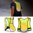 thumbnail image 3 of Qiilu 2 Colors Multi-function Night Sporting Reflective Cycling Running Vest Hiking Jacket ,Multi-function Vest, Running Vest, 3 of 7