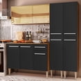 thumbnail image 2 of Cocina Integral Madesa Emilly Voice 169cm Marrón/Negro, 2 of 5