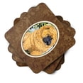 thumbnail image 2 of Carolines Treasures SS8945FC Chow Chow Foam Coaster Set of 4 3 1/2 x 3 1/2 multicolor, 2 of 3