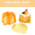 thumbnail image 2 of Luxshiny 100Pcs Mini Cake Board for Desserts and Cakes with Paperboard and Grease Proof Paper for Home Use, 2 of 8
