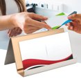 thumbnail image 4 of Business Card Holder, Easy Cleaning Durable Neat Stable Sturdy Simple Multipurpose Practical Business Card Stand  For Hotel For Restaurant For Office Rose Gold, 4 of 8