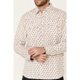thumbnail image 3 of Moonshine Spirit Men's Micro Paisley Print Long Sleeve Western Shirt Tan X-Large, 3 of 5