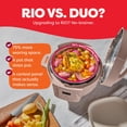 thumbnail image 2 of Instant Pot RIO Mini olla 7 en 1 de 4 cuartos de galón, olla de presión, cocción lenta, saltear, vapor, máquina de arroz, yogur y calentador, agua de rosa, 4 cuartos de galón, 2 of 5