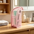 thumbnail image 4 of Breathable Mesh Travel Toiletry Bag with Zipper, Portable Toothbrush Toothpaste and Cosmetic Organizer Pouch, Standing Bathroom Camping Trip and Luggage Storage Bag, A, 4 of 7