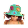 thumbnail image 3 of Crochet Bucket Hat for Women Knit Handmade Foldable Floppy Beach Hat Fashion Cute Comfy and Casual, 3 of 5