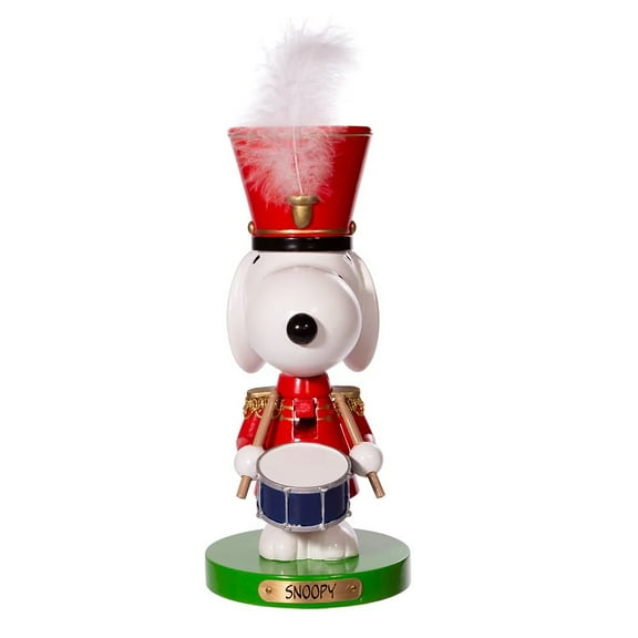 Peanuts PN6211L 10 in. Snoopy the Drummer Nutcracker