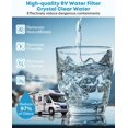 thumbnail image 4 of shiyou-RV Water Filter, RV Marine KDF Inline Water Filter with NSF & BPA Free Certified, Greatly Reduce Chlorine Heavy Metals Bad Taste Odors and Sediment - 2 Pack, 4 of 4
