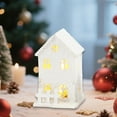 thumbnail image 2 of Wood Christmas Village House Set Decor-1pcs Christmas Houses,Tabletop Xmas Decor for Home Farmhouse, Winter Holiday, 2 of 8