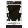 thumbnail image 2 of Chalkboard Paper Pennant Banner, Black, 9ft, 2 of 2
