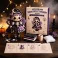 thumbnail image 3 of Patchwork Skeleton Witch DIY Sewing Kit Beginner-Friendly Doll Making Set with Gothic Cute Plush Halloween Craft Activity for Adults Teens Spooky Room Decor Gift, 3 of 5