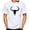 white, variant on Classic Men's Ox Head Graphic T-Shirt, Short Sleeve Crew Neck Top, Made for Casual Comfort and Stylish Summer Days.