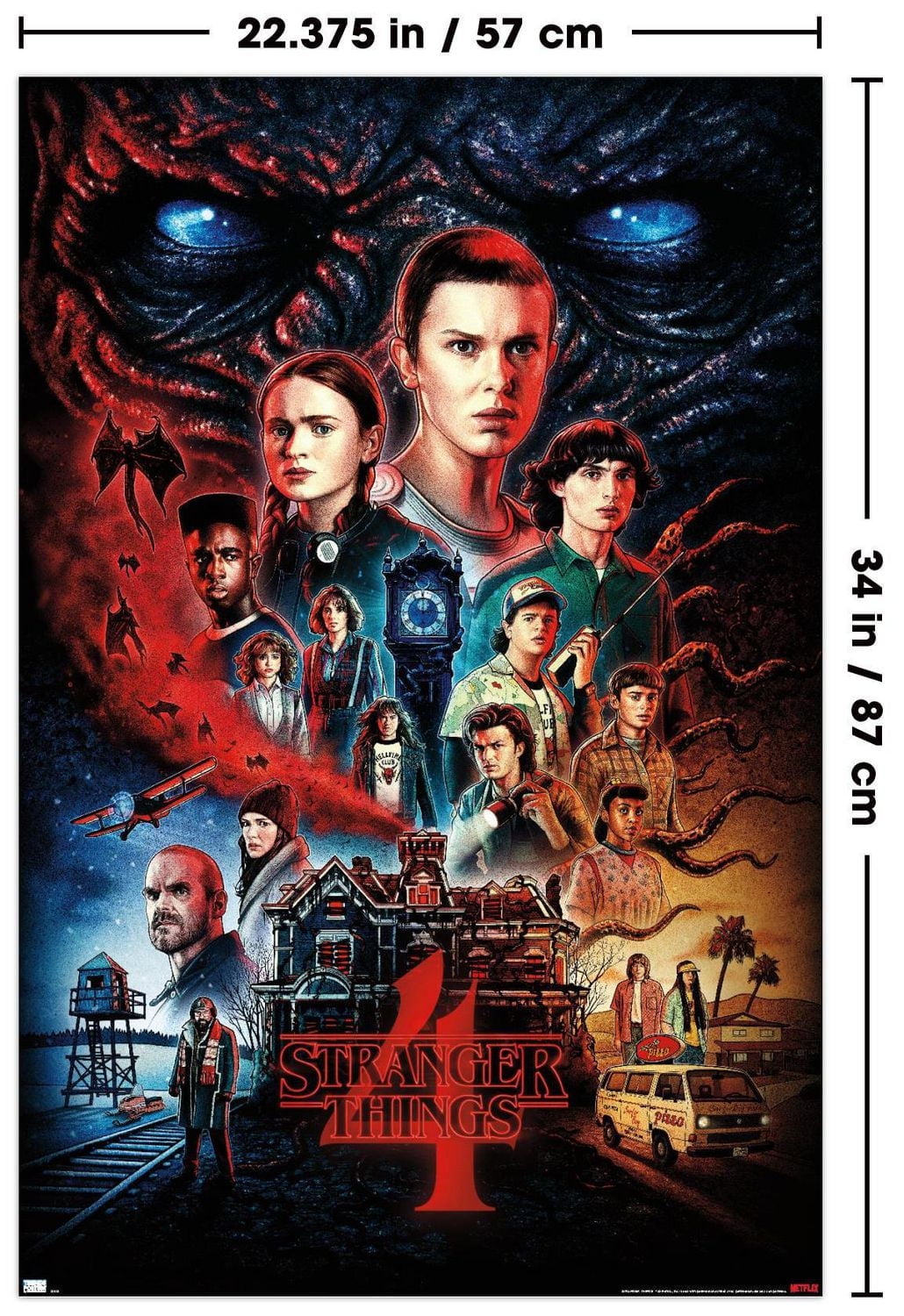 Netflix Stranger Things : Saison 4 - Une feuille