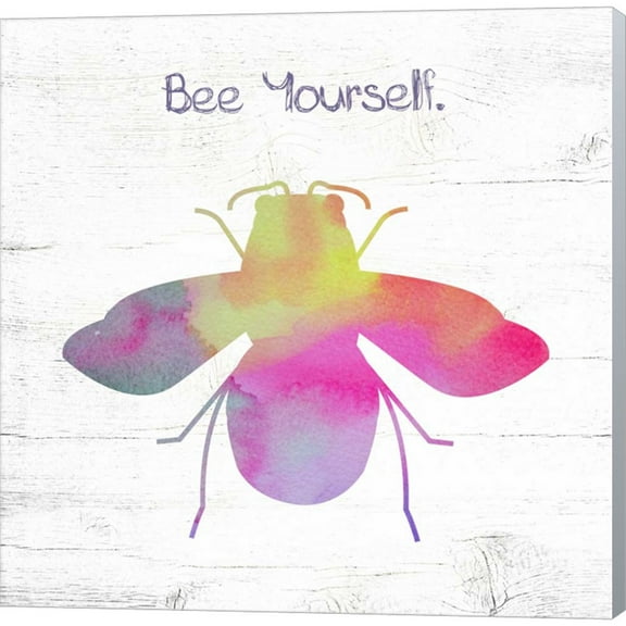 Great Art Now Bee Yourself by Valerie Wieners, Canvas Wall Art, 24W x 24H