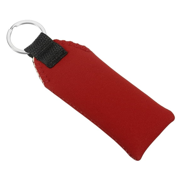 Uxcell 5.3 x 1.8 x 0.8 Inches Floating Neoprene Boat Keychain Waterproof for Water Sports Red