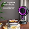 thumbnail image 3 of relayinert Compact Exhaust Fan Retractable Range Hood For Kitchen Making Flexible violet（USB ）, 3 of 6