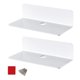 thumbnail image 1 of Naiovety Soporte para altavoz de 2 piezas, Material acrílico, práctico soporte de suspensión de pared multifuncional para cámara para casa, blanco, 1 of 6