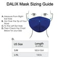 thumbnail image 3 of DALIX Cloth Face Mask Reuseable Washable in Royal Blue Made in USA - S-M Size (10 Pack), 3 of 5