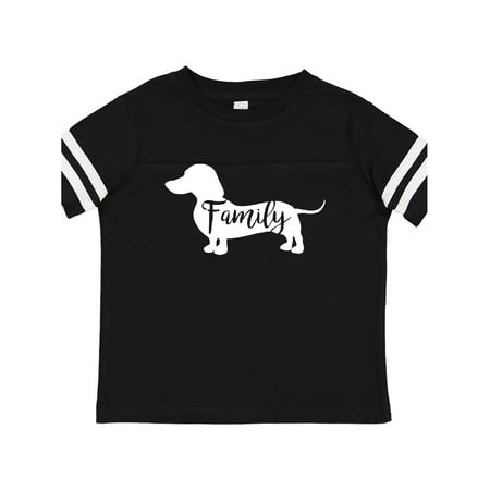 

Inktastic Family Dog- short haired Dachshund Gift Toddler Boy or Toddler Girl T-Shirt