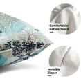 thumbnail image 3 of Nautical Coastal Lumbar Pillow Covers 12x20 Inch Set of 2, Beach Ocean Themed Starfish Seashell Blue Brown Decorative Throw Pillow Cases Cushion Covers Seasonal Gift Farmhouse Sofa Couch Bed Decor, 3 of 6