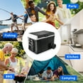 thumbnail image 4 of Simzlife 12V Car Refrigerator, 37QT Electric Cooler DC/AC, -4℉~68℉, RV Freezer Fridge Cooler with Wheels & 2 Baskets, 4 of 7