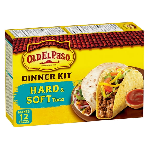 Old El Paso Hard & Soft Taco Dinner Kit, 340 g, 340 g
